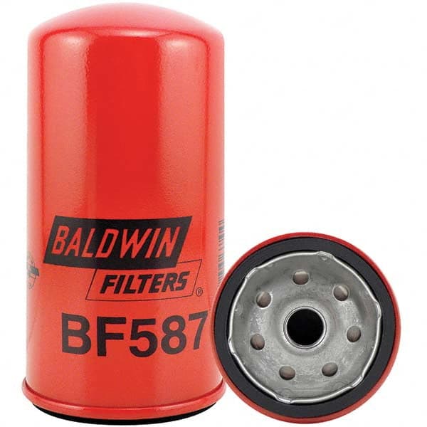Baldwin Filters - M16 x 1.5 Thread 6-1/8" OAL x 3-1/32" OD Automotive Fuel Filter - Exact Tool & Supply