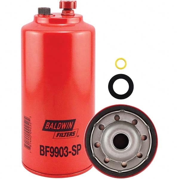 Baldwin Filters - 1 Thread 9-7/32" OAL x 4-1/4" OD Automotive Fuel/Water Separator Element - Exact Tool & Supply