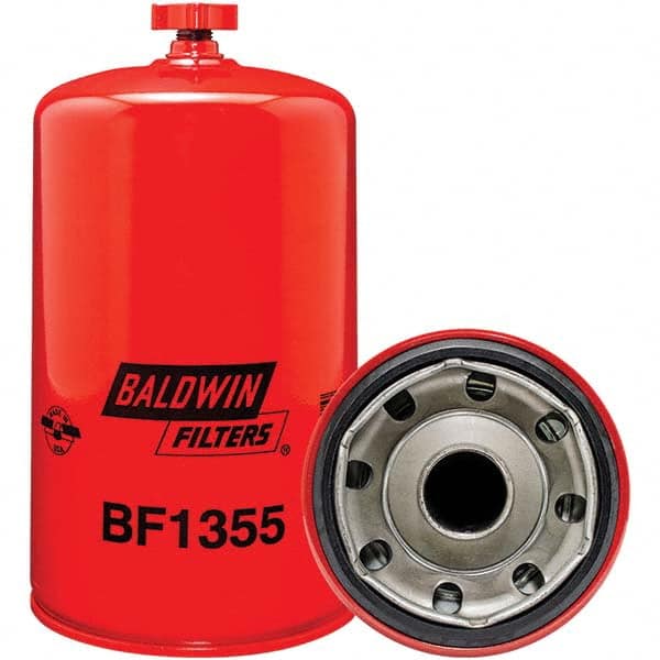 Baldwin Filters - 1-1/4 Thread 8-29/32" OAL x 4-11/16" OD Automotive Fuel/Water Separator Element - Exact Tool & Supply