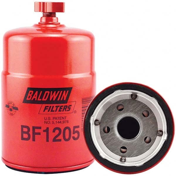 Baldwin Filters - 1 Thread 6-1/16" OAL x 3-11/16" OD Automotive Fuel/Water Separator Element - Exact Tool & Supply