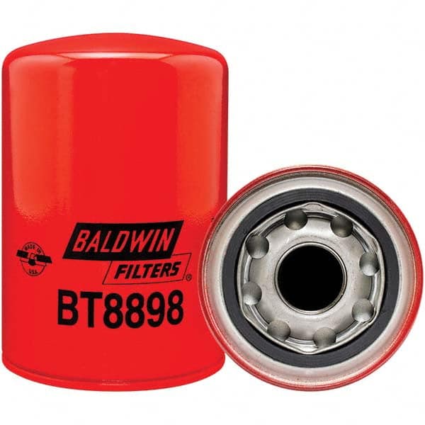 Baldwin Filters - 1-1/8 Thread 5-21/32" OAL x 3-11/16" OD Automotive Hydraulic Filter - Exact Tool & Supply