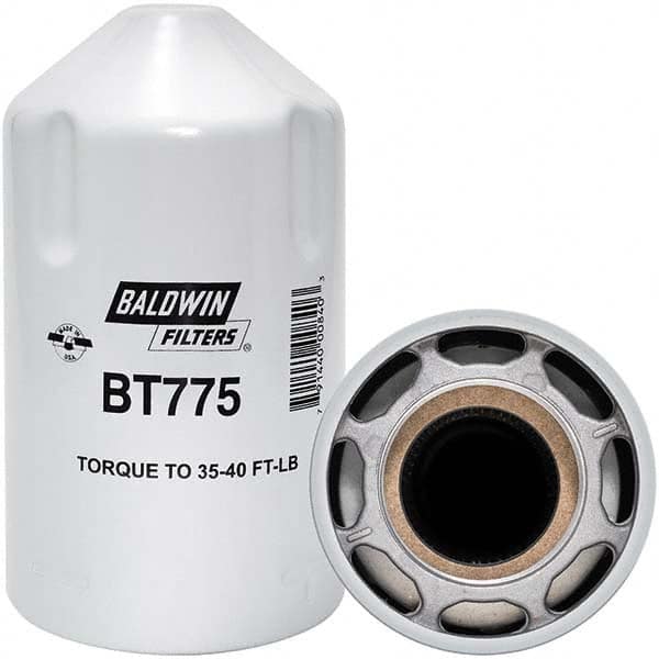 Baldwin Filters - 3 Thread 8-13/16" OAL x 5" OD Automotive Hydraulic Filter - Exact Tool & Supply