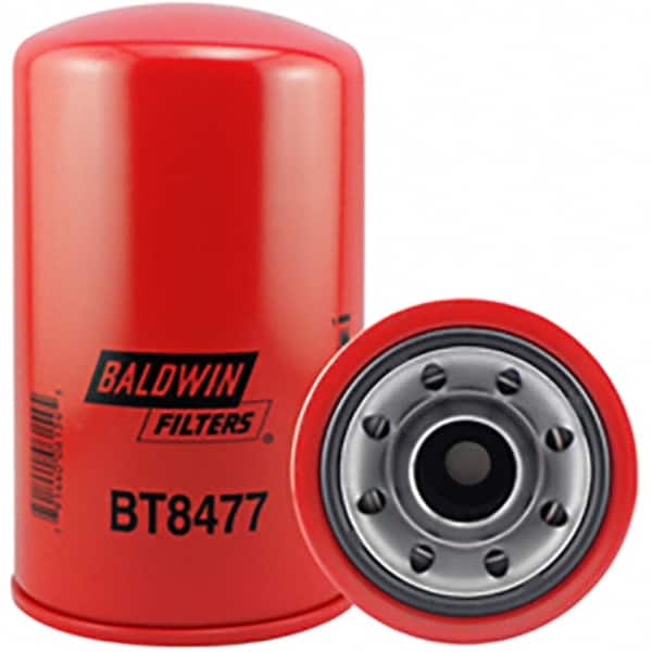 Baldwin Filters - 1-1/4 Thread 8-11/16" OAL x 5-1/8" OD Automotive Hydraulic Filter - Exact Tool & Supply