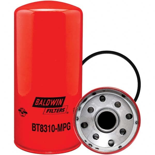 Baldwin Filters - 1-1/2 Thread 10-3/4" OAL x 5-1/16" OD Automotive Hydraulic Filter - Exact Tool & Supply