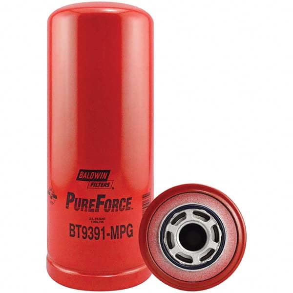 Baldwin Filters - 1-3/8 Thread 11-17/32" OAL x 4-23/32" OD Automotive Hydraulic Filter - Exact Tool & Supply