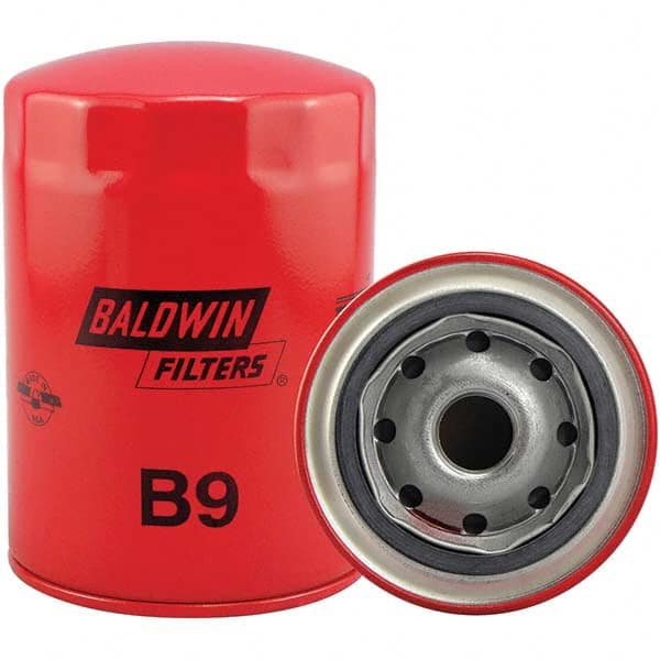 Baldwin Filters - 13/16 Thread 5-3/8" OAL x 3-11/16" OD Automotive Oil Filter - Exact Tool & Supply