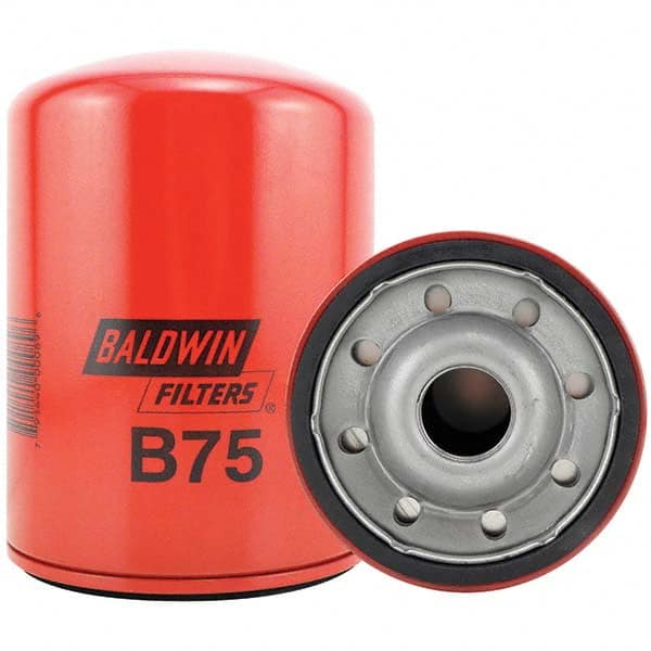 Baldwin Filters - 1-1/8 Thread 5-27/32" OAL x 4-1/4" OD Automotive Oil Filter - Exact Tool & Supply
