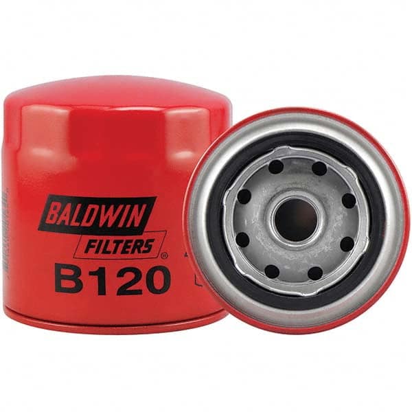 Baldwin Filters - 3/4 Thread 3-7/8" OAL x 3-11/16" OD Automotive Oil Filter - Exact Tool & Supply