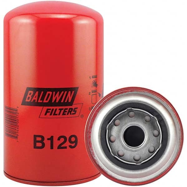 Baldwin Filters - 1 Thread 7-3/8" OAL x 4-1/4" OD Automotive Oil Filter - Exact Tool & Supply