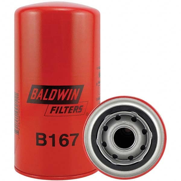 Baldwin Filters - 1 Thread 7-1/8" OAL x 3-11/16" OD Automotive Oil Filter - Exact Tool & Supply