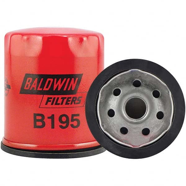 Baldwin Filters - M18 x 1.5 Thread 3-1/2" OAL x 3-1/8" OD Automotive Oil Filter - Exact Tool & Supply