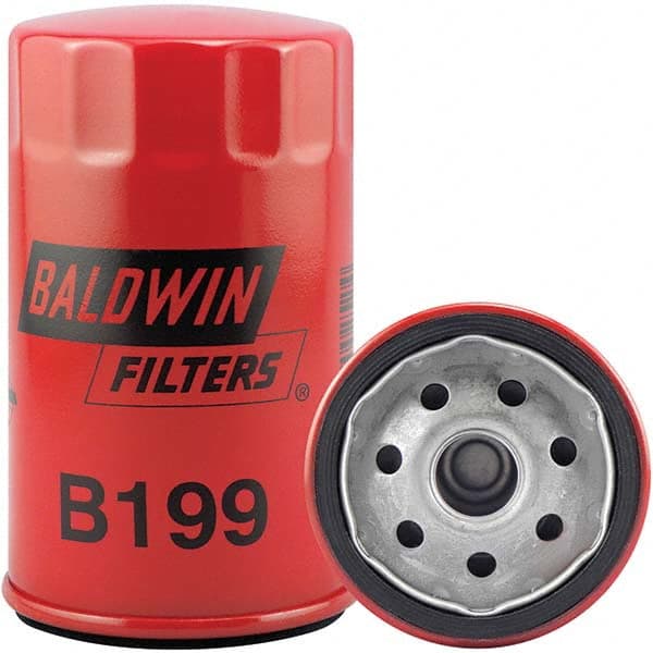 Baldwin Filters - M20 x 1.5 Thread 5-1/8" OAL x 3" OD Automotive Oil Filter - Exact Tool & Supply