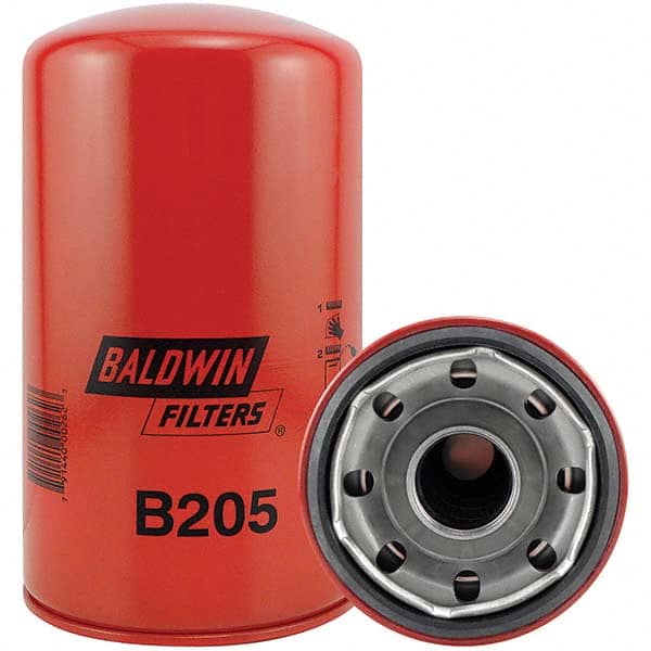 Baldwin Filters - 1-1/2 Thread 8-3/32" OAL x 4-21/32" OD Automotive Oil Filter - Exact Tool & Supply