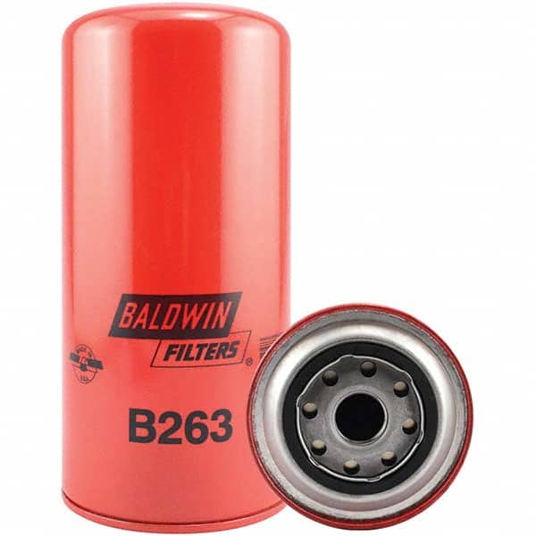 Baldwin Filters - 1 Thread 9-1/8" OAL x 4-1/4" OD Automotive Oil Filter - Exact Tool & Supply