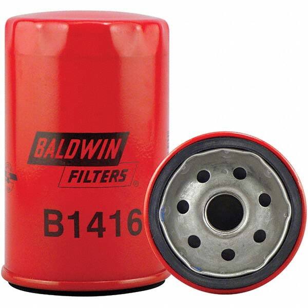 Baldwin Filters - 3/4 Thread 4-27/32" OAL x 2-29/32" OD Automotive Oil Filter - Exact Tool & Supply
