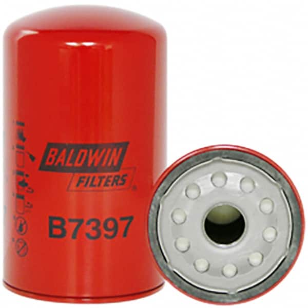Baldwin Filters - 1-1/8 Thread 7-3/8" OAL x 4-1/4" OD Automotive Oil Filter - Exact Tool & Supply