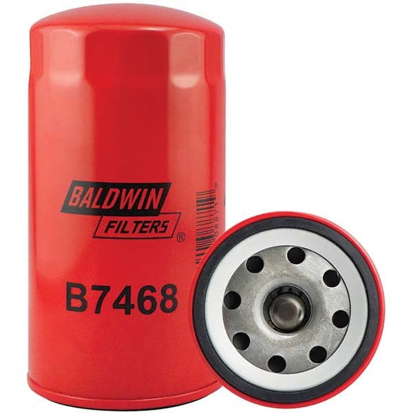 Baldwin Filters - 1-1/8 Thread 8-11/32" OAL x 4-3/8" OD Automotive Oil Filter - Exact Tool & Supply