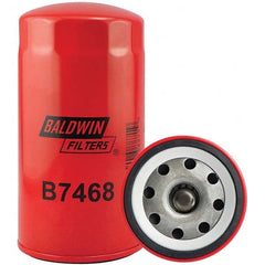 Baldwin Filters - 1-1/8 Thread 8-11/32" OAL x 4-3/8" OD Automotive Oil Filter - Exact Tool & Supply