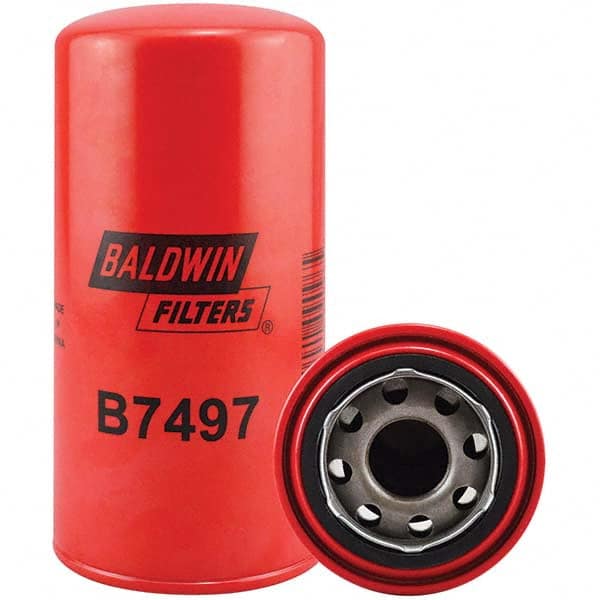 Baldwin Filters - 1-1/8 Thread 7-1/8" OAL x 3-5/8" OD Automotive Oil Filter - Exact Tool & Supply