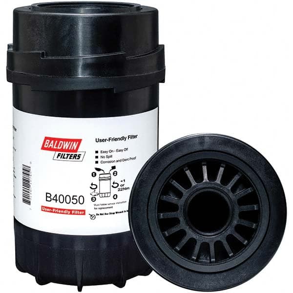 Baldwin Filters - M27 x 2.0 Thread 6-7/8" OAL x 4" OD Automotive Oil Filter - Exact Tool & Supply