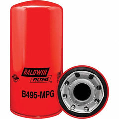 Baldwin Filters - 1-5/8 Thread 9-15/16" OAL x 4-21/32" OD Automotive Oil Filter - Exact Tool & Supply