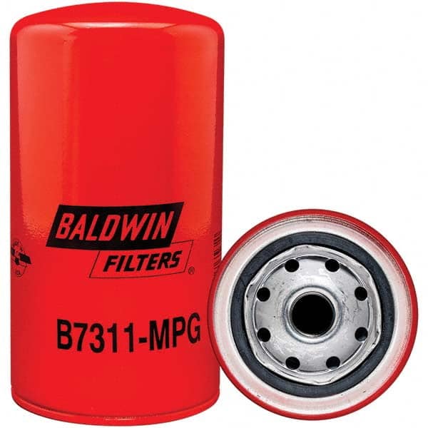 Baldwin Filters - 3/4 Thread 7-1/8" OAL x 3-11/16" OD Automotive Oil Filter - Exact Tool & Supply