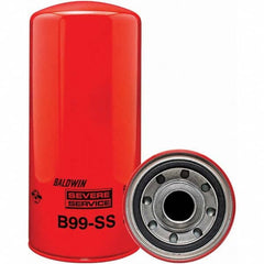 Baldwin Filters - 1-1/2 Thread 12-3/32" OAL x 5-3/8" OD Automotive Oil Filter - Exact Tool & Supply