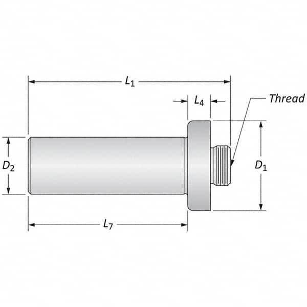 Allied Machine and Engineering - Boring Head Arbors, Shanks & Adapters Shank Type: Straight Shank Mount Type: Threaded Mount - Exact Tool & Supply