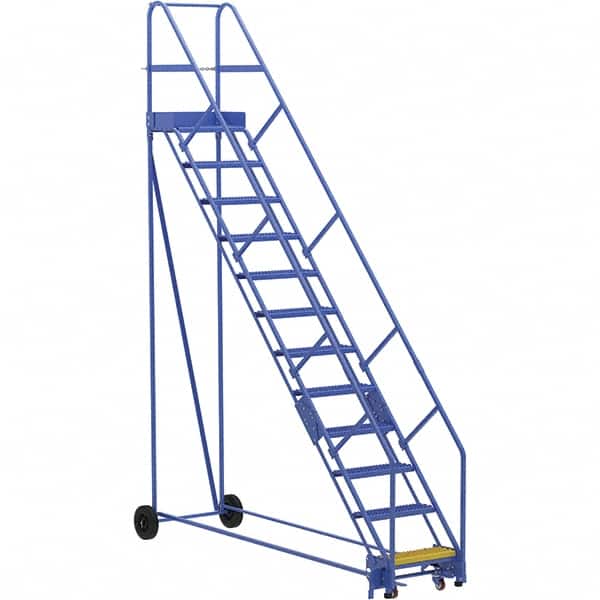 Vestil - 156" High 350 Lb Capacity 12 Step Ladder - Exact Tool & Supply