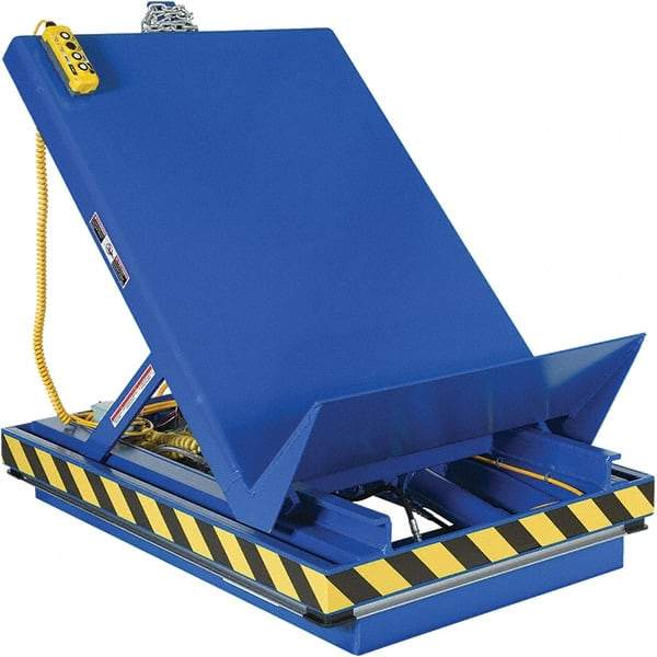 Vestil - 4,000 Lb Capacity Hydraulic Scissor Lift - 11" to 47" Lift Height, 48" Platform Length x 36" Platform Width - Exact Tool & Supply