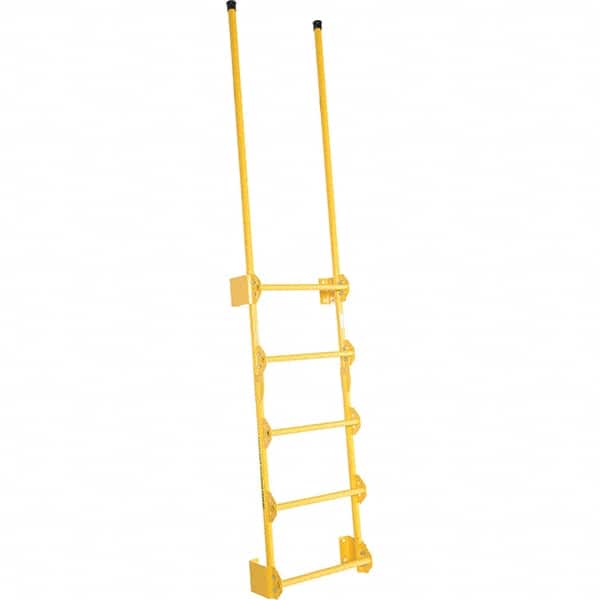 Vestil - 101-1/2" High 300 Lb Capacity 5 Step Fixed Ladder - Exact Tool & Supply