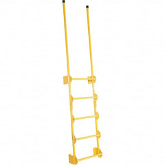 Vestil - 101-1/2" High 300 Lb Capacity 5 Step Fixed Ladder - Exact Tool & Supply