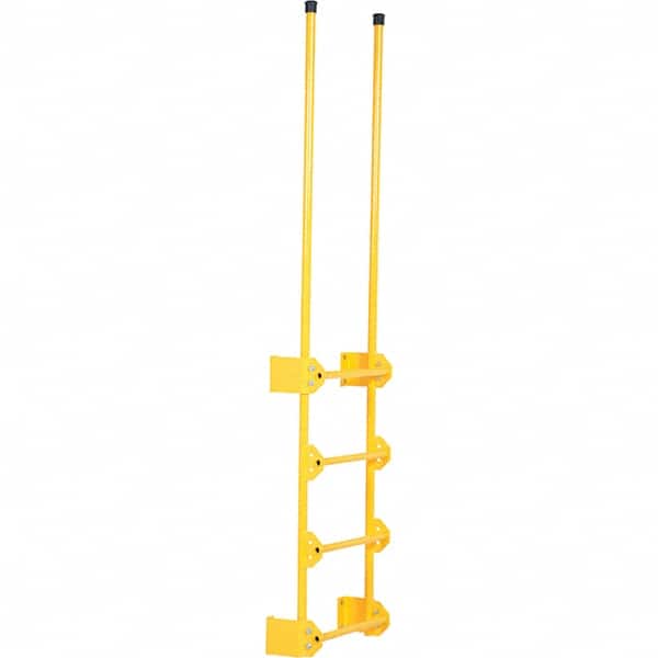Vestil - 89-1/2" High 300 Lb Capacity 4 Step Fixed Ladder - Exact Tool & Supply