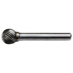 SD-41 Standard Cut Solid Carbide Bur-Ball Shape - Exact Tool & Supply