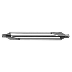 ‎#0 × 1-1/2″ OAL 60 Degree Carbide Combined Drill and Countersink Uncoated - Exact Tool & Supply