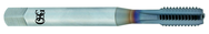 M8 x 1.25 Dia. - D5 - 4 FL - VC10- TiCN - Bottoming - Straight Flute Tap - Exact Tool & Supply