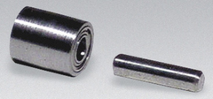 #11068 - 5/16 x 3/8'' - Rubber Contact Wheel W/Bearing & Shaft - Exact Tool & Supply