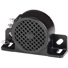 Federal Signal Corp - Emergency Light Assemblies; Type: Alarm ; Flash Rate: Single ; Mount: Permanent ; Color: Black ; Power Source: 12-24V ; Overall Height (Decimal Inch): 2.6000 - Exact Tool & Supply
