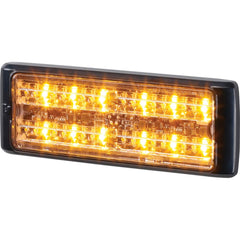 Federal Signal Corp - Emergency Light Assemblies; Type: Warning ; Flash Rate: Variable ; Mount: Surface ; Color: Black; Amber; White ; Power Source: 12-24V DC ; Overall Height (Decimal Inch): 1.9000 - Exact Tool & Supply