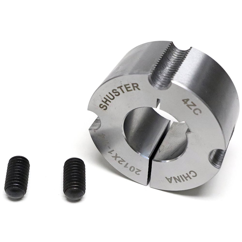 Shuster - 1-9/16" Bore, 3/8" Keyway Width x 1/8" Keyway Depth, Tapered Lock Sprocket Bushing - Exact Tool & Supply