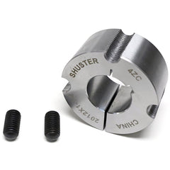 Shuster - 11/16" Bore, 3/16" Keyway Width x 3/32" Keyway Depth, Tapered Lock Sprocket Bushing - Exact Tool & Supply