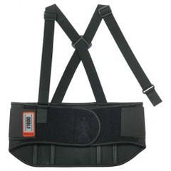 1600 XS BLK STD ELASTIC BACK SUPPORT - Exact Tool & Supply