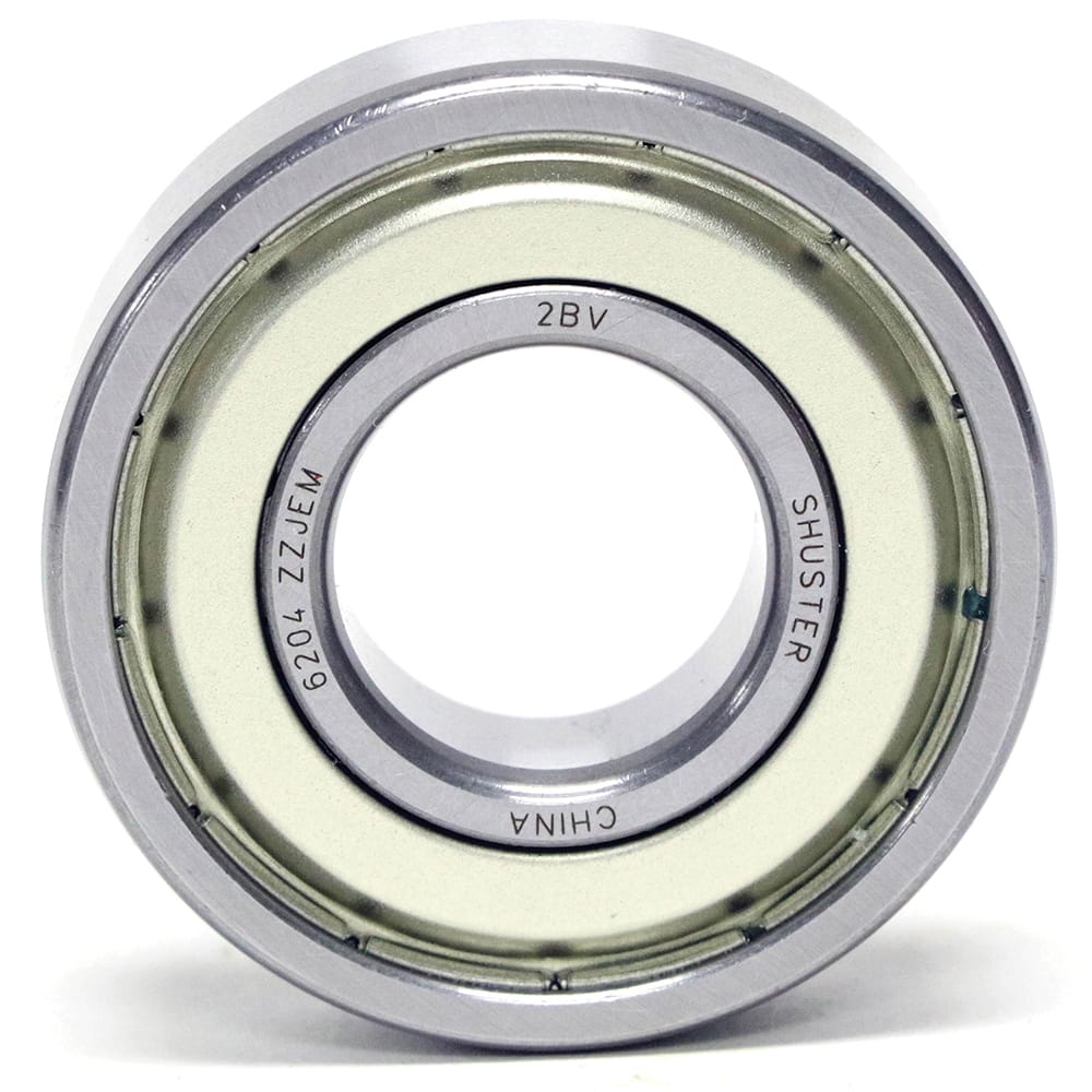 Shuster - 6211 ZZ JEM, 55mm Bore Diam, 100mm OD, Double Shield Deep Groove Radial Ball Bearing - Exact Tool & Supply