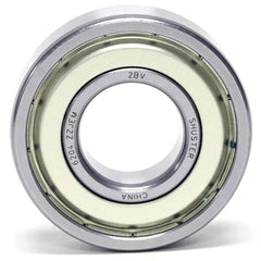 Shuster - R16 ZZ, 1" Bore Diam, 2" OD, Double Shield Deep Groove Radial Ball Bearing - Exact Tool & Supply