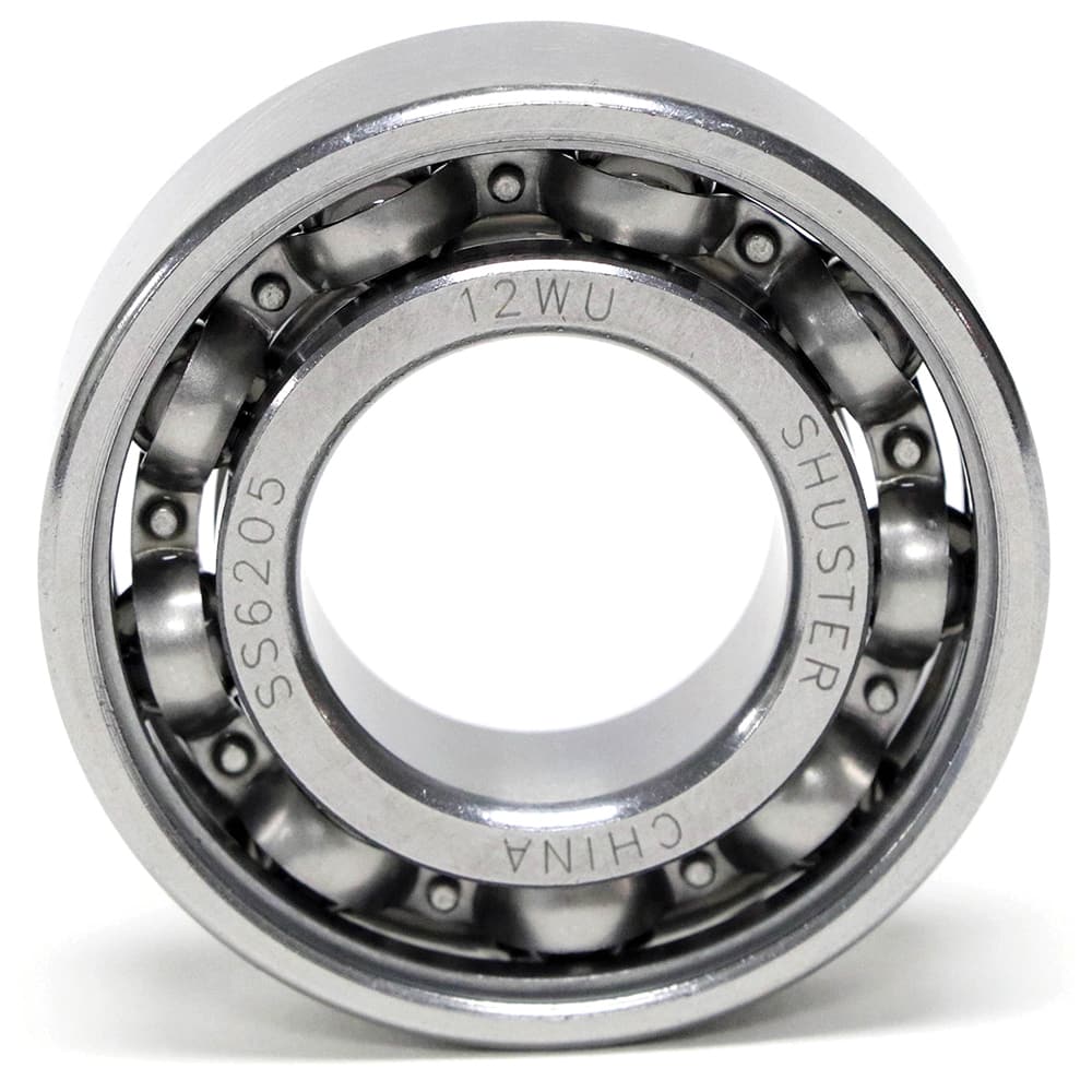 Shuster - SS6005, 25mm Bore Diam, 47mm OD, Open Deep Groove Radial Ball Bearing - Exact Tool & Supply