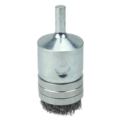 1″ Banded Crimped Wire End Brush, .0104″ Steel Fill - Exact Tool & Supply