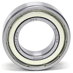 Shuster - 6000 ZZ JEM BULK, 10mm Bore Diam, 26mm OD, Double Shield Deep Groove Radial Ball Bearing - Exact Tool & Supply