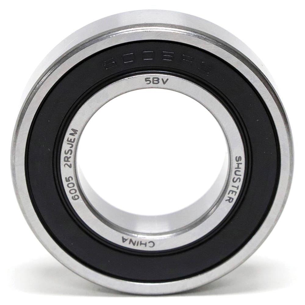 Shuster - 6002 2RS JEM BULK, 15mm Bore Diam, 32mm OD, Double Seal Deep Groove Radial Ball Bearing - Exact Tool & Supply
