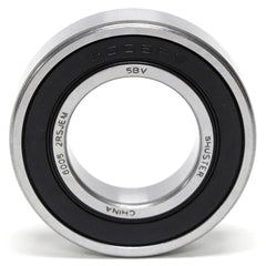 Shuster - 6007 2RS JEM, 35mm Bore Diam, 62mm OD, Double Seal Deep Groove Radial Ball Bearing - Exact Tool & Supply