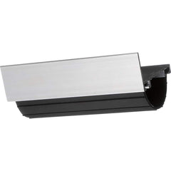 Osborn - Sweeps & Seals; Type: Rubber Seal ; Width (Inch): .197 ; Finish/Coating: Clear Anodized Aluminum ; Material: Nylon; Clear Anodized Aluminum ; Bristle Material: Neoprene ; Overall Length (Inch): 96.00000 - Exact Tool & Supply